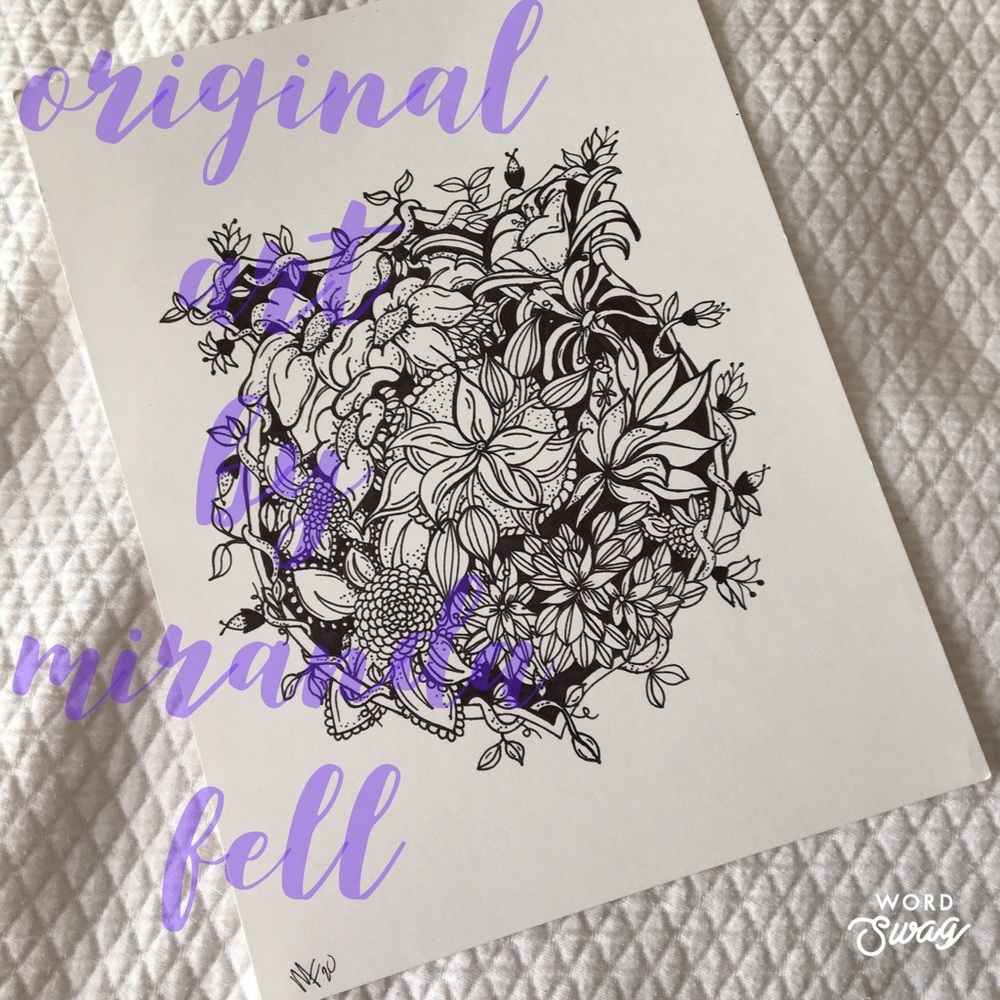 “Shield In Bloom” - Original Art Print